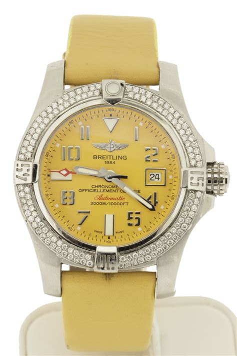 breitling avenger seawolf diamond bezel|breitling avenger seawolf stainless steel.